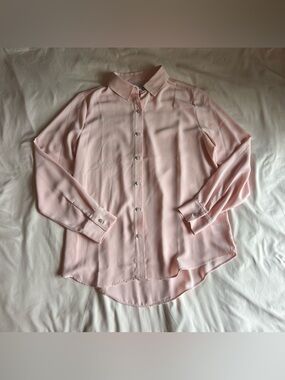 Rachel Zoe Button-Down Blouse – Light Pink – Size Medium